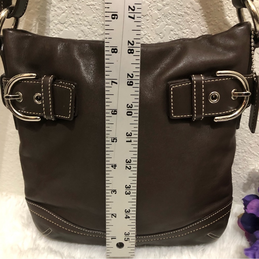 COACH Vintage soho Slim Duffle leather shoulder bag #1453 - Picture 13 of 14